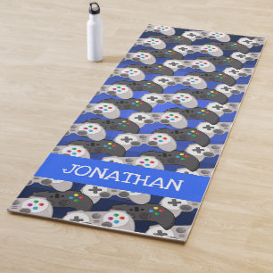 Kinder gepersonaliseerde video gamer yogamat