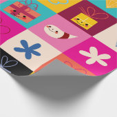 Kinder geschenkverpakking papier Naadloos patroon (Hoek)