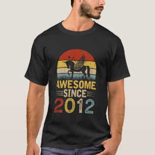 Kinder Geweldige sinds 2012 10 jaar oude Unicorn L T-shirt