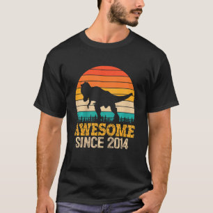 Kinder Geweldige sinds 2014 8th Birthday Boy Dinos T-shirt