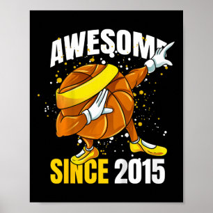 Kinder Geweldige sinds 2015 - 8e basketbalverjaard Poster