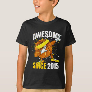 Kinder Geweldige sinds 2015 - 8e basketbalverjaard T-shirt