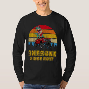 Kinder Geweldige sinds 2017 Rex Monster Truck T-shirt