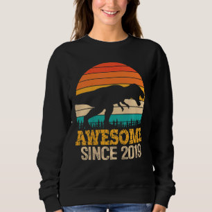 Kinder Geweldige sinds 2019 3rd Birthday Boy Dinos Trui