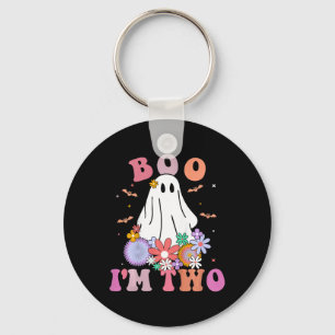 Kinder Ghost Boo Ik ben Twee Jaar 2e Verjaardag Ki Sleutelhanger