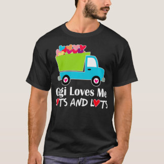 Kinder Gigi houdt van me Grandson Valentijn Truck T-shirt