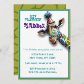 Kinder giraf verjaardag (Voorkant / Achterkant)