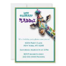 Kinder giraf verjaardag