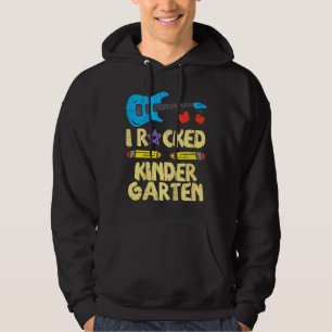 Kinder gitaar I RockKindergarten Afgelopen dag Gra Hoodie