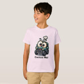 👕 Kinder grappige auto T-shirt – 🚗 Schattigee Ca (Voorkant volledig)