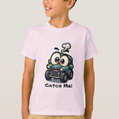 👕 Kinder grappige auto T-shirt – 🚗 Schattigee Ca (Voorkant)