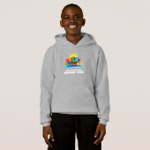 Kinder Gray Hoodie (Voorkant volledig)