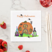 Kinder grillige kabouters Halloween Servet (Insitu)