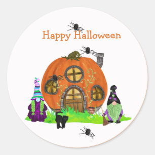 Kinder grillige kabouters Halloween Sticker