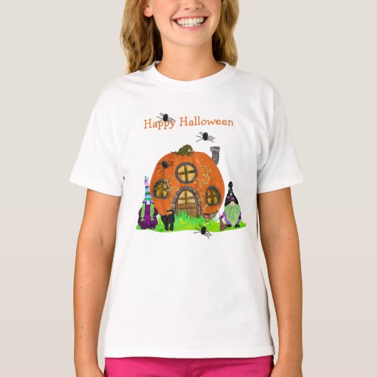 Kinder grillige kabouters Halloween T-shirt (Voorkant)