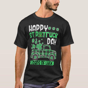 Kinder groene buffels vrachtwagen St Patrick's Day T-shirt