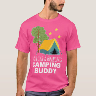 Kinder grootmoeder en grootpa Camping Buddy Grandc T-shirt