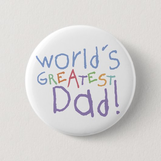 Kinder Grootste Vader Button (Voorkant)