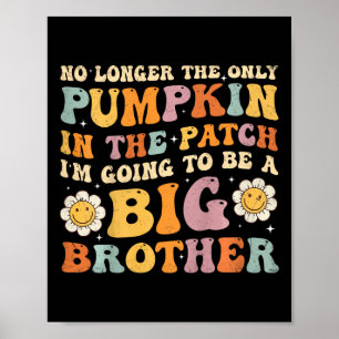 Kinder Groovy Big Brother Herfst zwangerschapsaank Poster