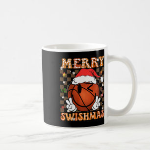 Kinder Groovy Merry Swishmas Christmas Basketba Koffiemok