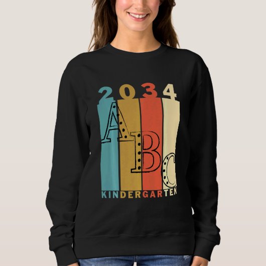 Kinder Hallo Kindertuin 1 dag terug naar de school Trui (Voorkant)