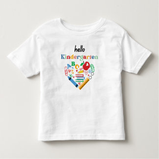 Kinder Hallo terug naar school Kinder Shirts