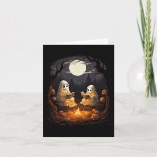  Kinder Halloween Camping Lezen Leraar Boo Kaart