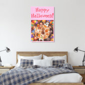 Kinder Halloween-feest Canvas Afdruk (Insitu (Slaapkamer))