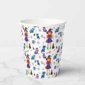 Kinder Halloween Heksen Papieren beker (Rechts)