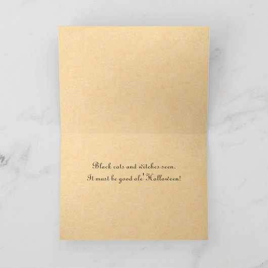  Kinder Halloween-kaart Kaart (Binnen)