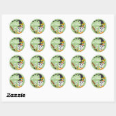 Kinder Halloween Skull & Snoep Favoriete Sticker (Vel)
