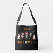 Kinder halloween spooky crossbody tas (Achterkant)