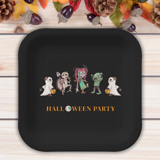 Kinder halloween spooky papier Bord