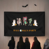 Kinder halloween spooky spandoek