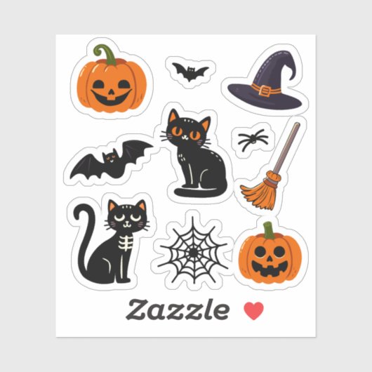 Kinder Halloween Sticker Set (Vel)