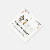 Kinder Halloween Trick or treat Servet (Hoek)