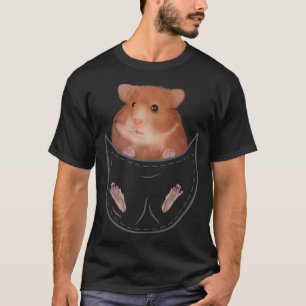 Kinder hamster Clothes Pocket Animal Outfit Gift H T-shirt