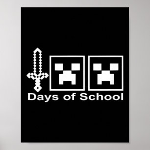 Kinder Happy 100 Dagen van School T-shirt voor Kin Poster