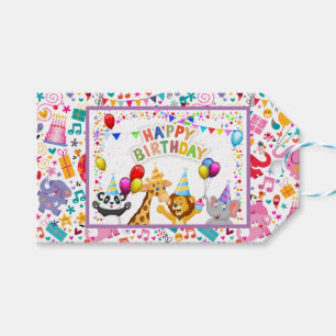 Kinder Happy Birthday Fun Cadeaulabel