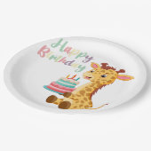 Kinder Happy Birthday Papieren Bordje (Gekanteld)