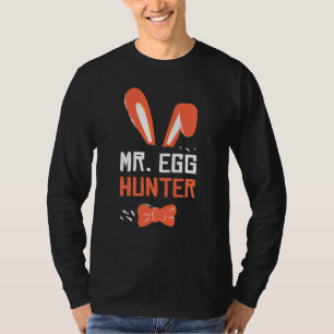 Kinder Happy Easter Mr Egg Hunter Peuter en Jongen T-shirt