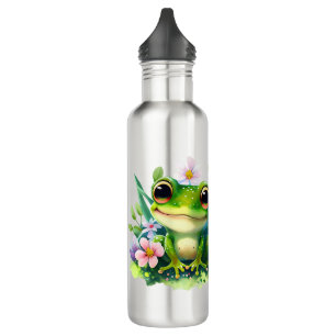Kinder Happy Green Frog Waterfles