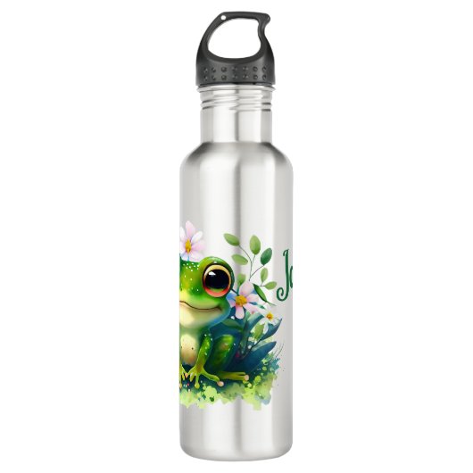 Kinder Happy Green Frog Waterfles (Voorkant)