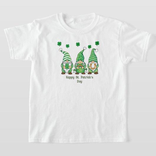 Kinder Happy St. Patrick's Day T-Shirt (Laagn)