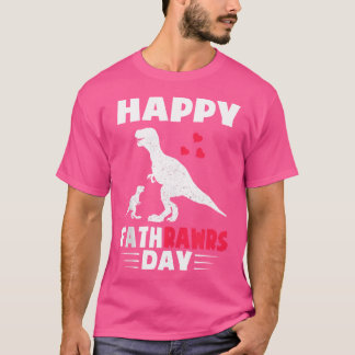 Kinder Happy Vaderdag dinosaurus papa van Son T Re T-shirt