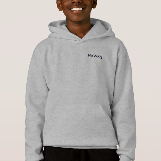 Kinder Hawk Hoodie (achterste logo) (Voorkant)