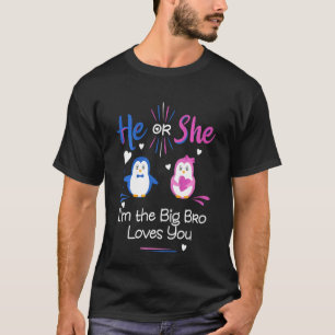 Kinder hij of zij in de grote broer houdt van je p t-shirt