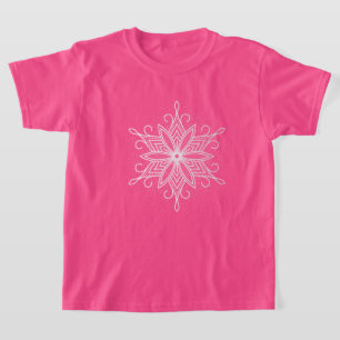 Kinder holiday top Snowflake