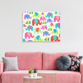 Kinder home deco olifant india canvas (Insitu (Woonkamer))