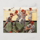  Kinder honkbal Briefkaart (Voorkant)